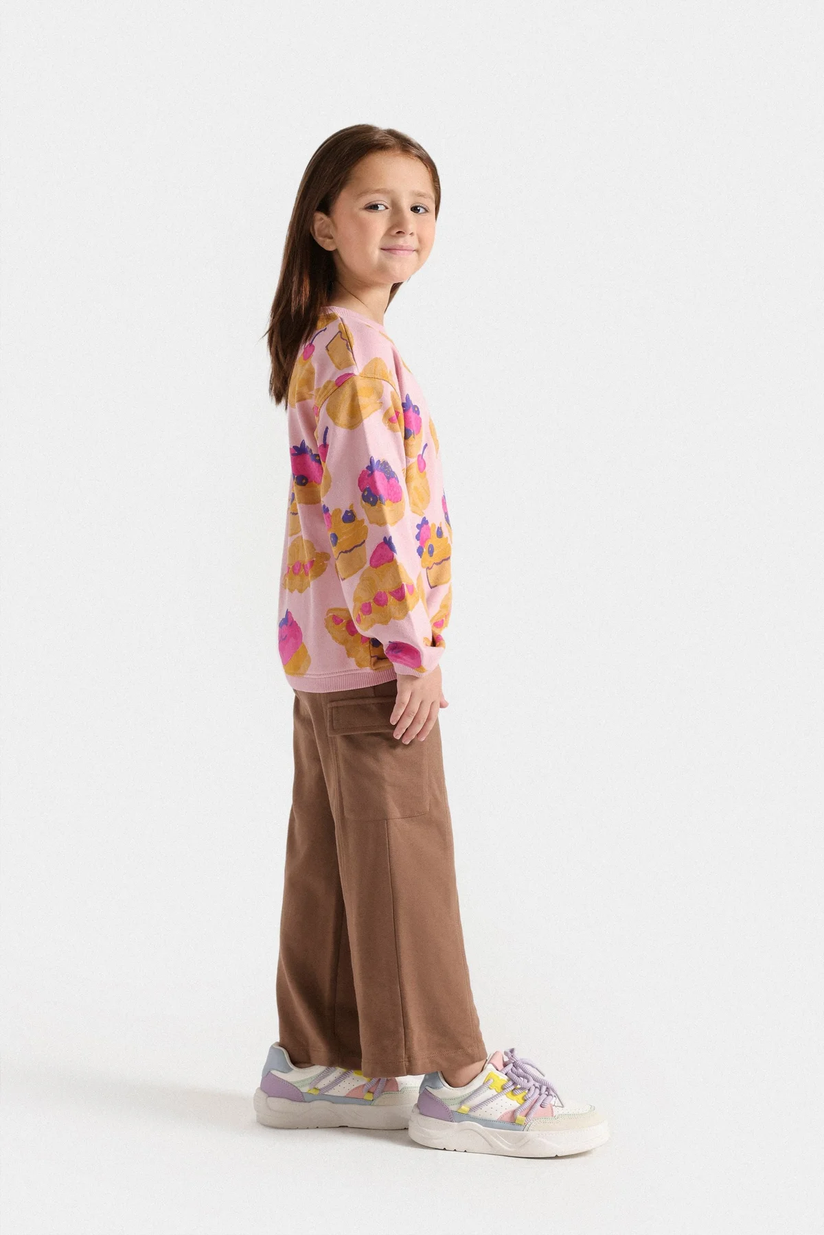 Wide Leg Cargo Trousers - view 5