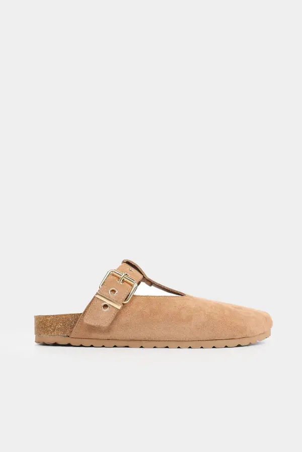 Suede Clogs