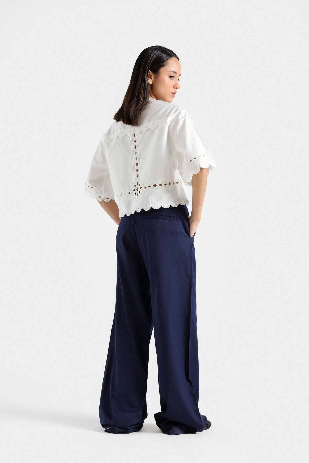 Pleated Wide Leg Pants - view 4