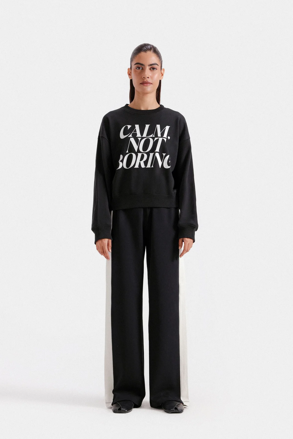 Slogan Print Sweatshirt