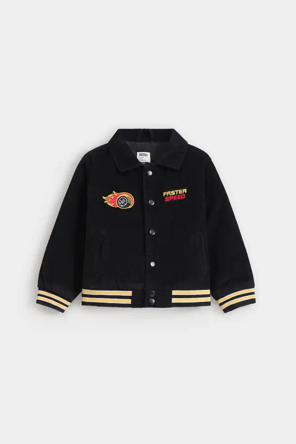 Embroidered Corduroy Jacket