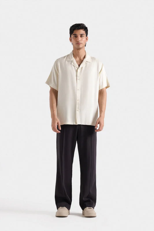 Regular Fit - Resort Collar Shirt - F0782-103-B - Sand