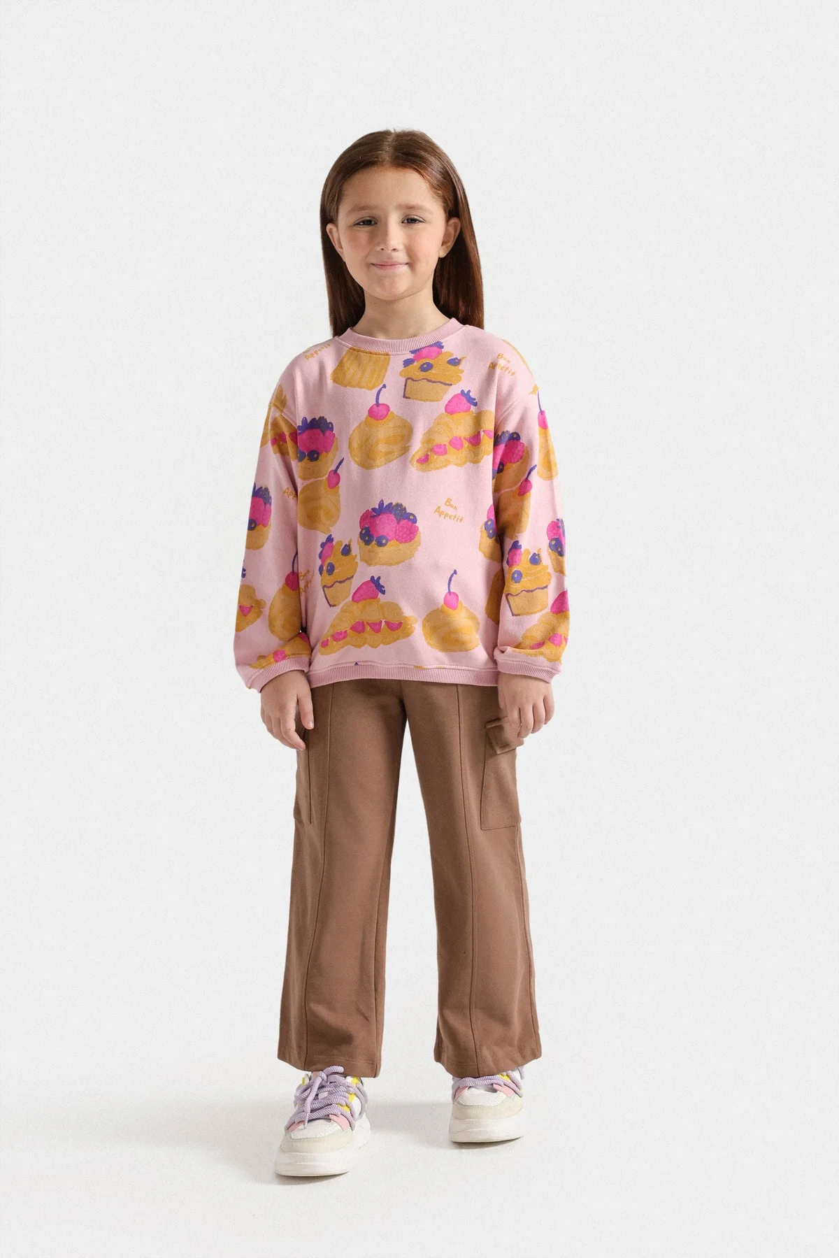 Wide Leg Cargo Trousers - view 4