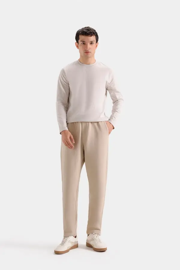 Slim Fit Twill Trousers