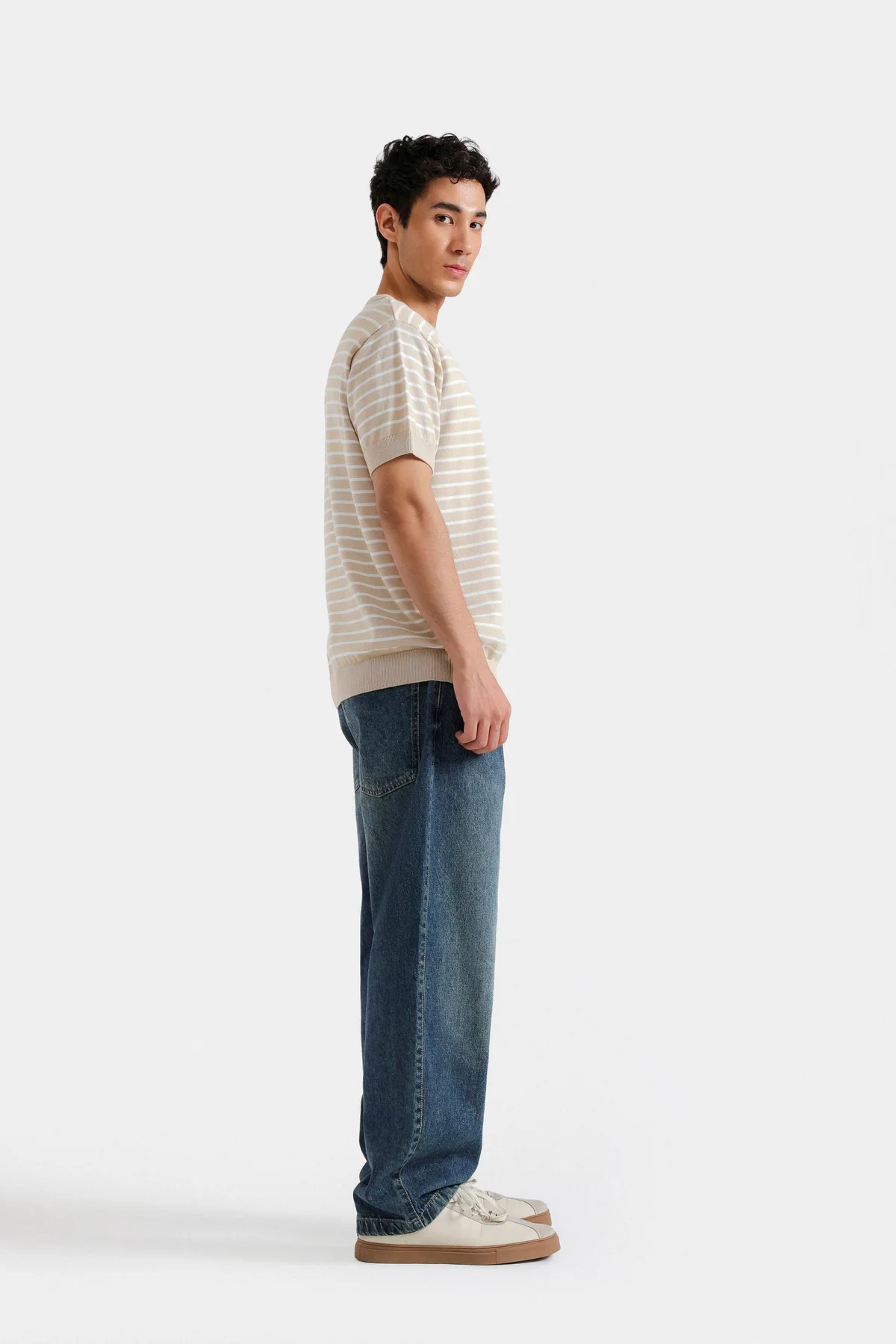 Striped Knitted T-Shirt - view 3