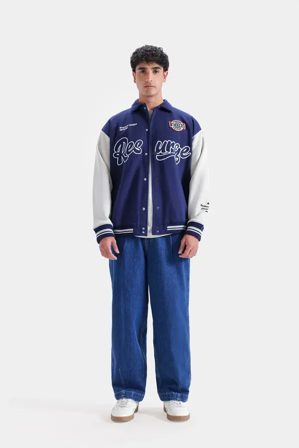 Embroidered Varsity Jacket