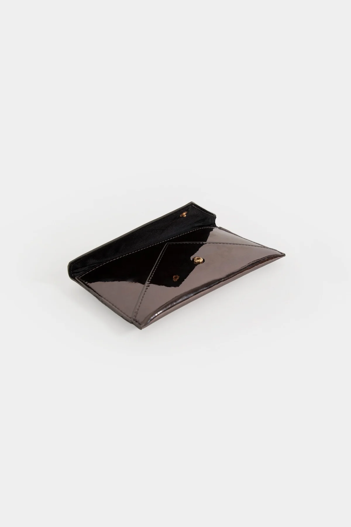 Envelope Wallet With Gold Metallic Finish - view 3