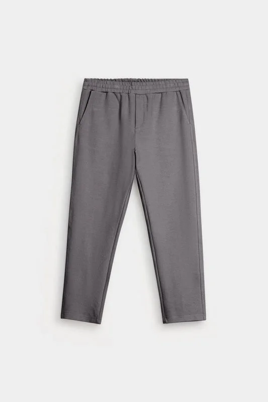 Slim Fit Twill Trousers - Metal (F0590-108)