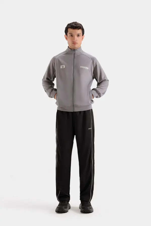 Activewear Raglan Sleeves Zipper
