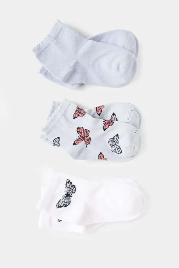 Pack of 3-Ankle Socks