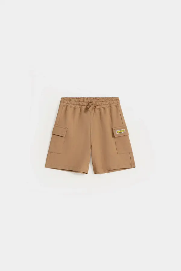 Basic Knit Cargo Shorts