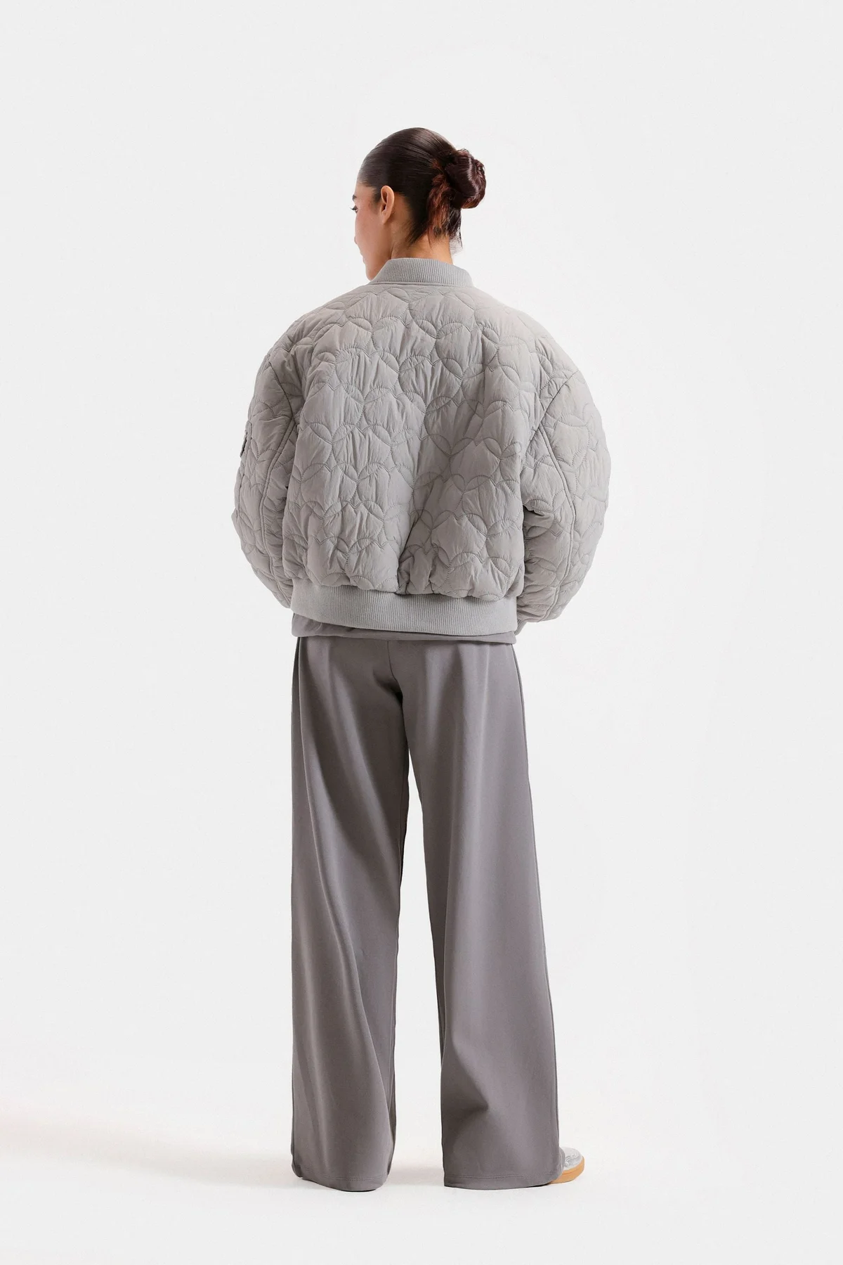 Cropped Quilted Puffer Jacket - view 4