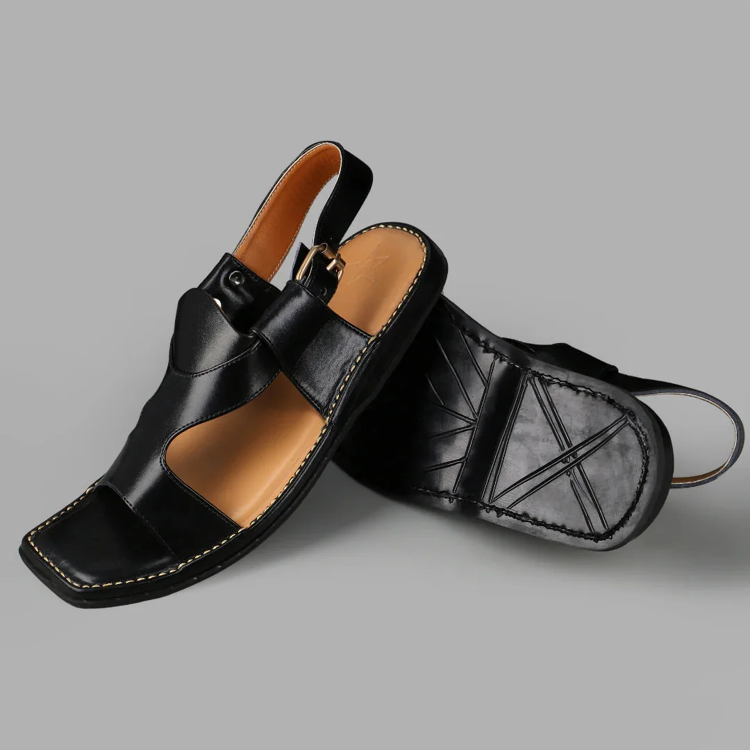 Black Panjedar Sandal - view 4