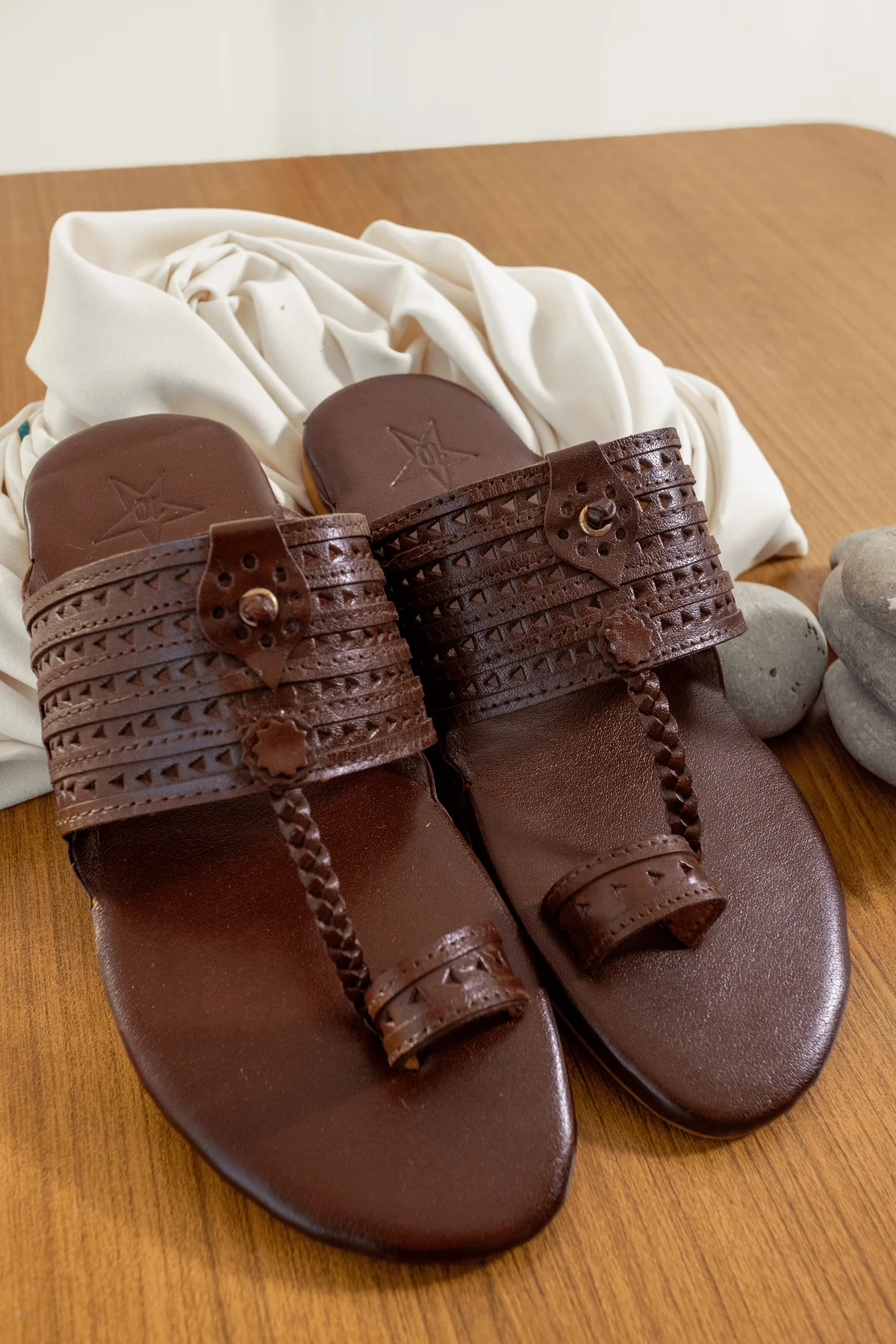 Brown Leather Kolhapuri - view 3