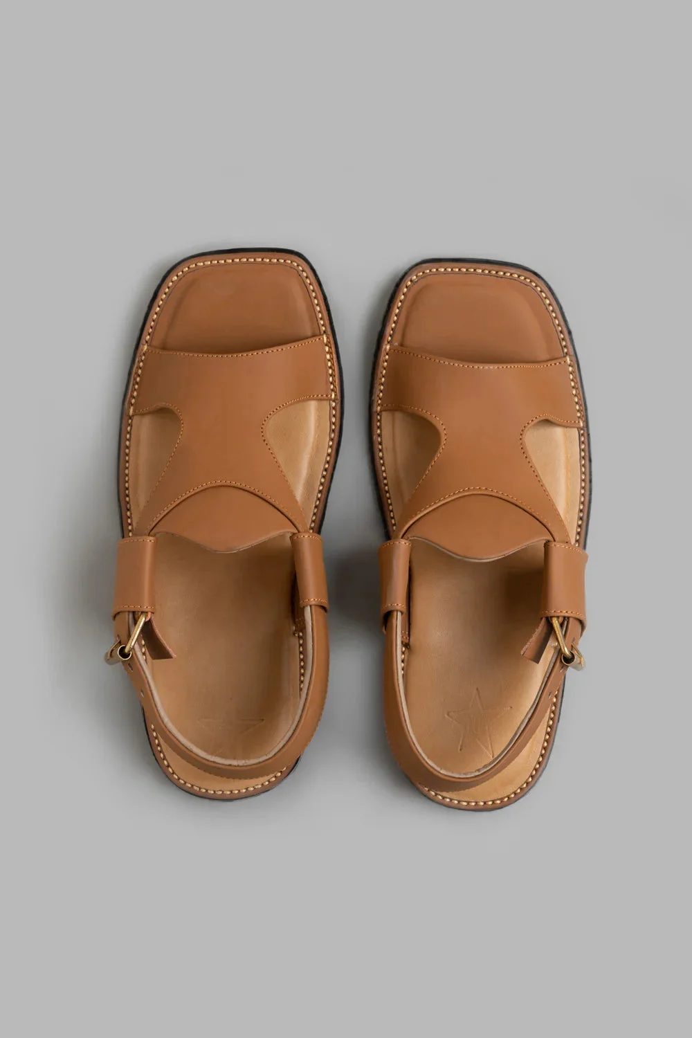 Matte Camel Brown Panjedar - view 5