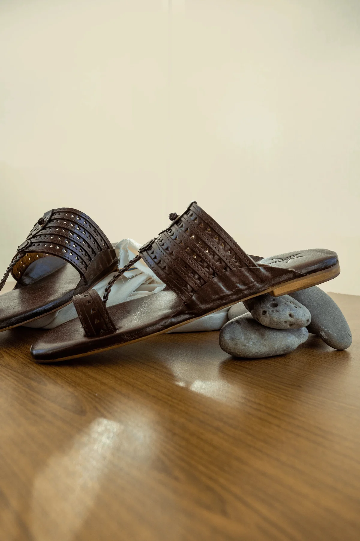 Brown Leather Kolhapuri - view 2