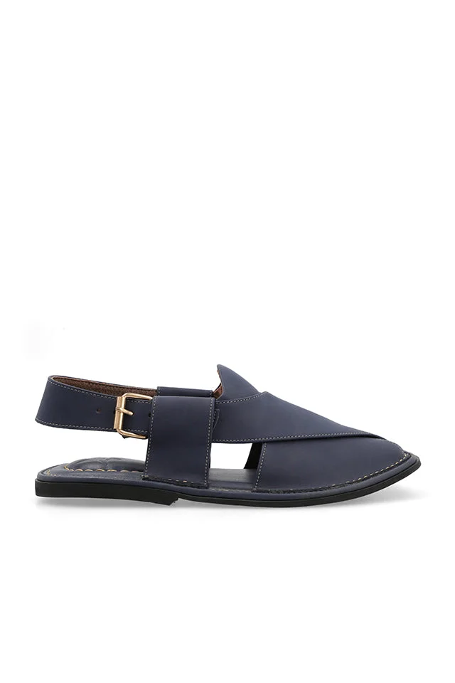 MATT INDIGO PESHWARI CHAPPALS - view 5