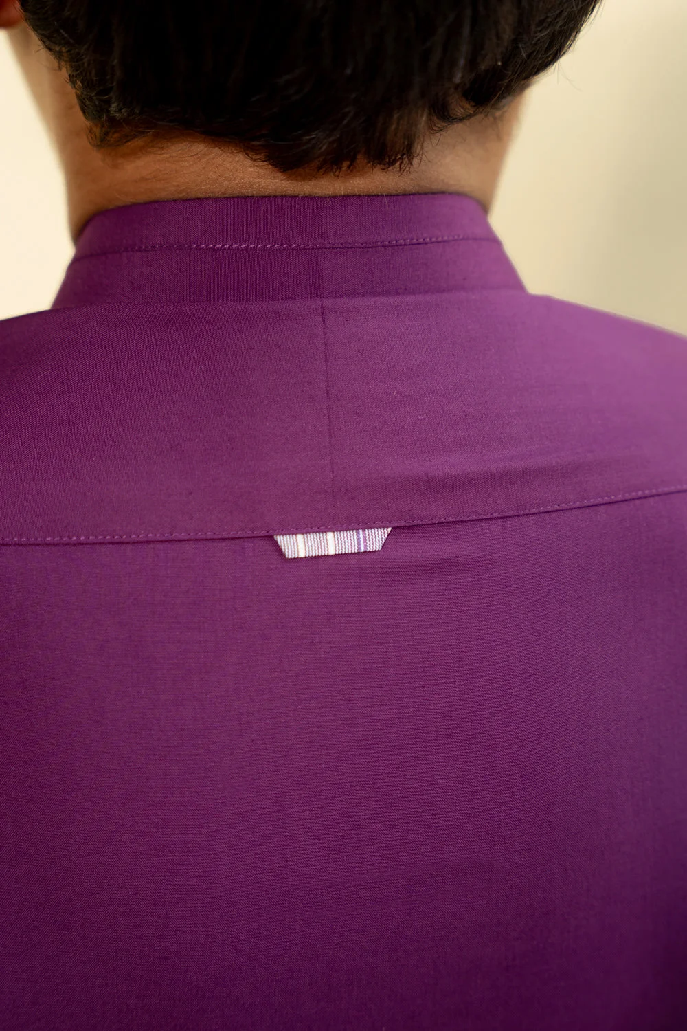 Kid’s Magenta Purple Kurta Pajama - view 3