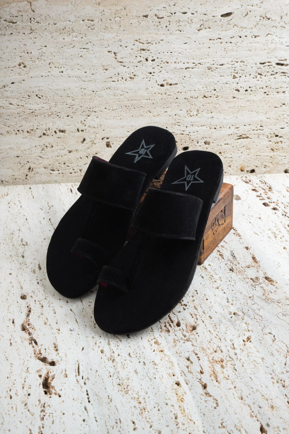 Black Sueded Kolhapuri - view 3