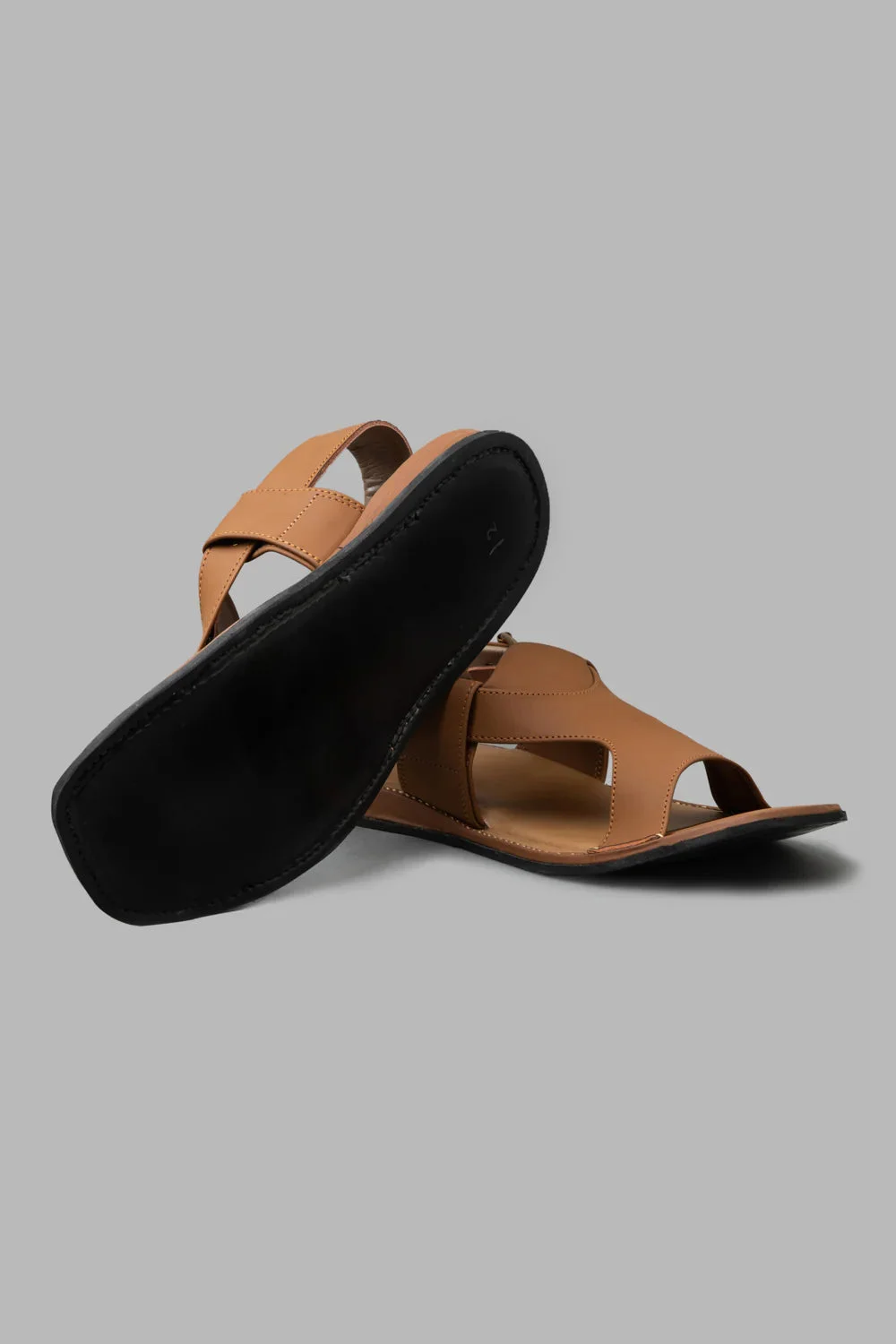 Matte Camel Brown Panjedar - view 4