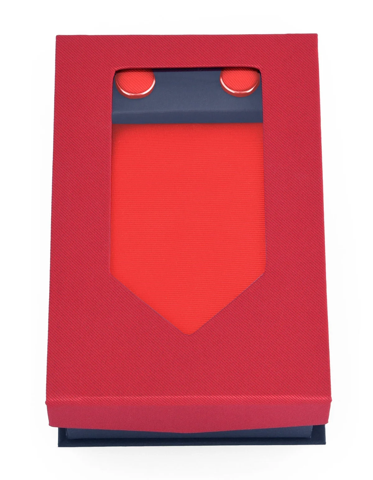 Red Cufflink Tie Set - view 2