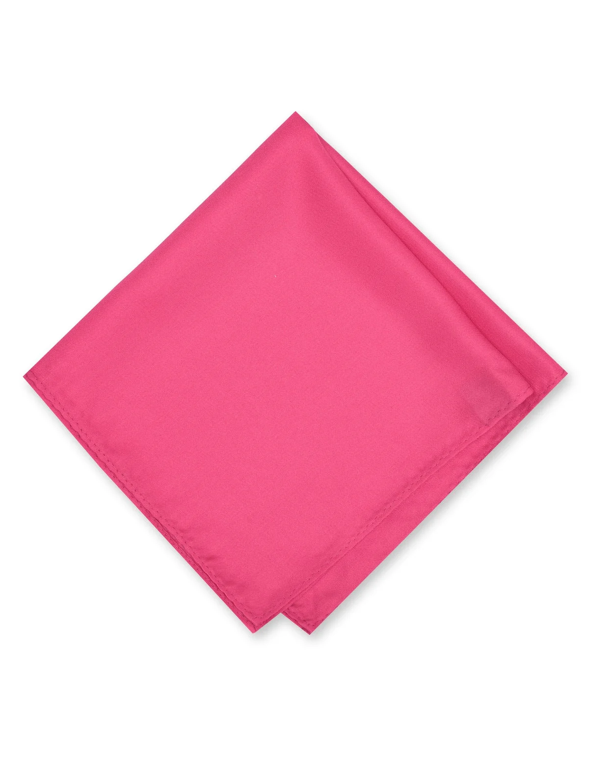100%Polyester Pink Pocket Square - view 2