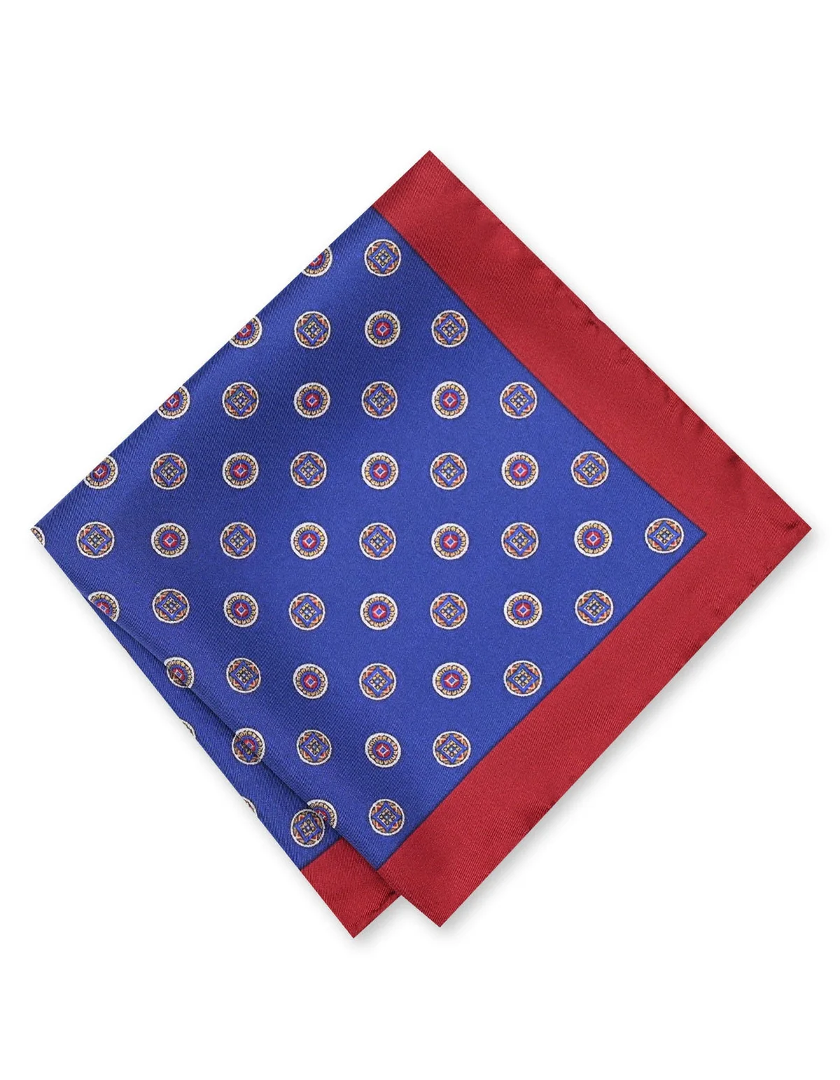 100%Silk  Pocket Square - view 2