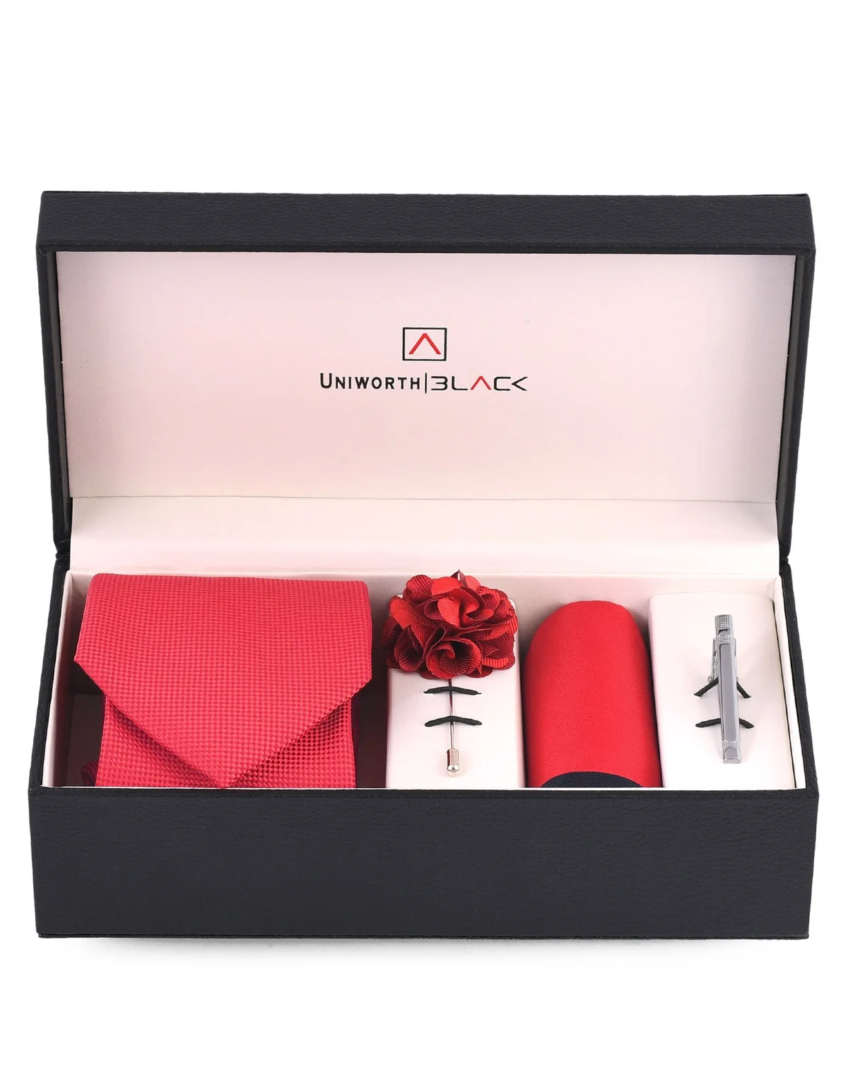 Red Plain Men Accessories Box