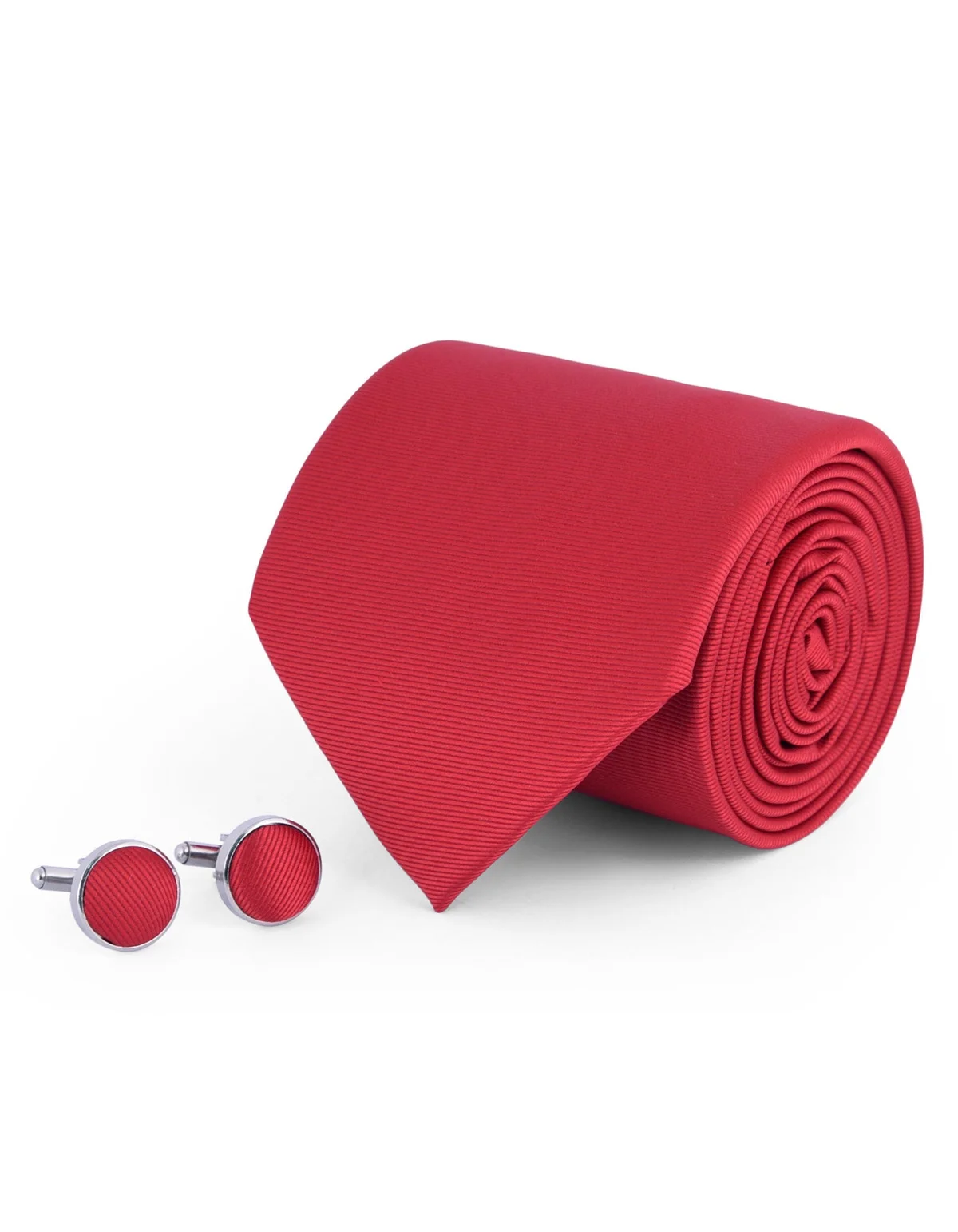 Red Cufflink Tie Set