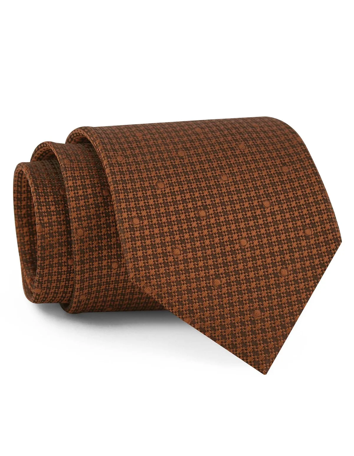 Rust Plain Tie