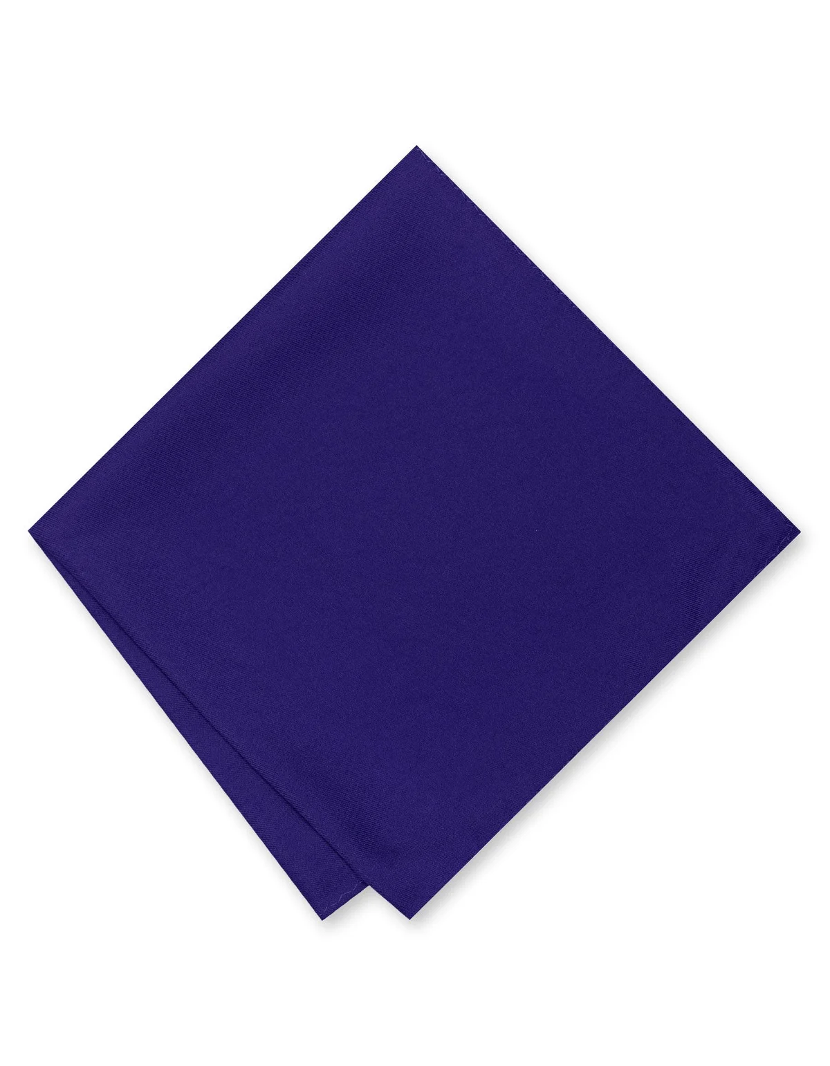 Polyester Blue Pocket Square - view 2