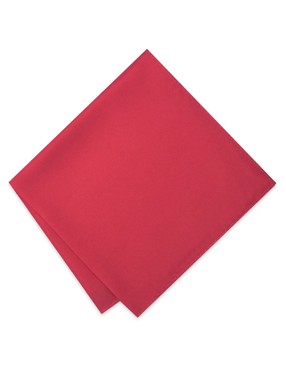 100% Polyester D Pink Pocket Square - view 2